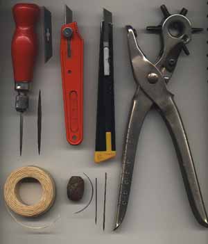 leather tools figure