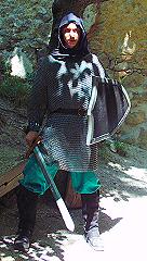 Kettenhemd bei dieser Hitze - eine Herausforderung, © HMW