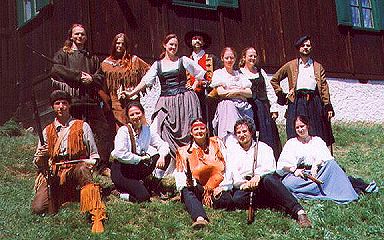 Gruppenfoto vor dem Fort LEsperance, © MDZ