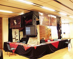 der beeindruckende Stand der Vampire-Spieler, © HMW