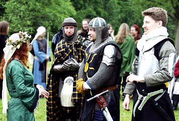 Sean Balantine, Horst von Duerenstein und Gunther, Neffe des Herzogs von Anvalor, © HMW