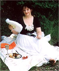 Dauphine de la Siere bei einem Picnic a la Vandoc