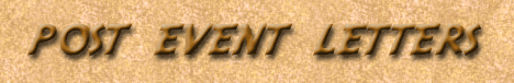 Post Event Letters